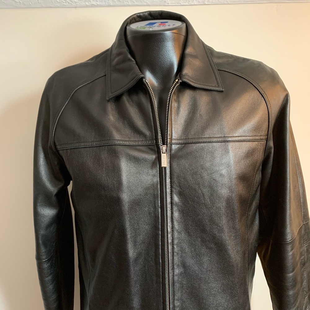 Wilsons Leather Pelle Studio Black Jacket.